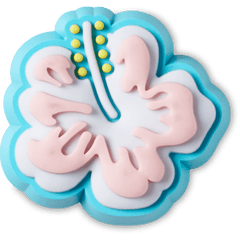 Crocs Blue Hibiscus Jibbitz™ charms Women|Men