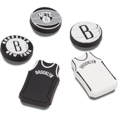 Crocs NBA Brooklyn Nets 5 Pack Jibbitz™ charms Women|Men|Jibbitz™ Charms