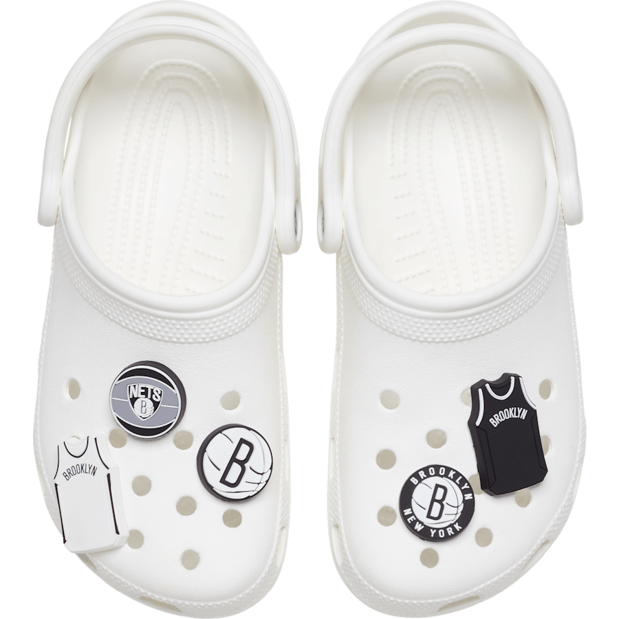 Crocs NBA Brooklyn Nets 5 Pack Jibbitz™ charms Women|Men|Jibbitz™ Charms