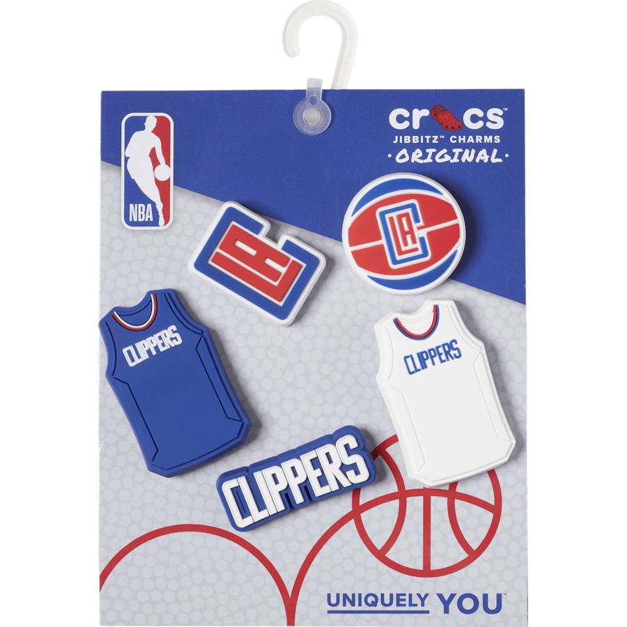 Crocs NBA Los Angeles Clippers 5 Pack Jibbitz™ charms Women|Men|Jibbitz™ Charms