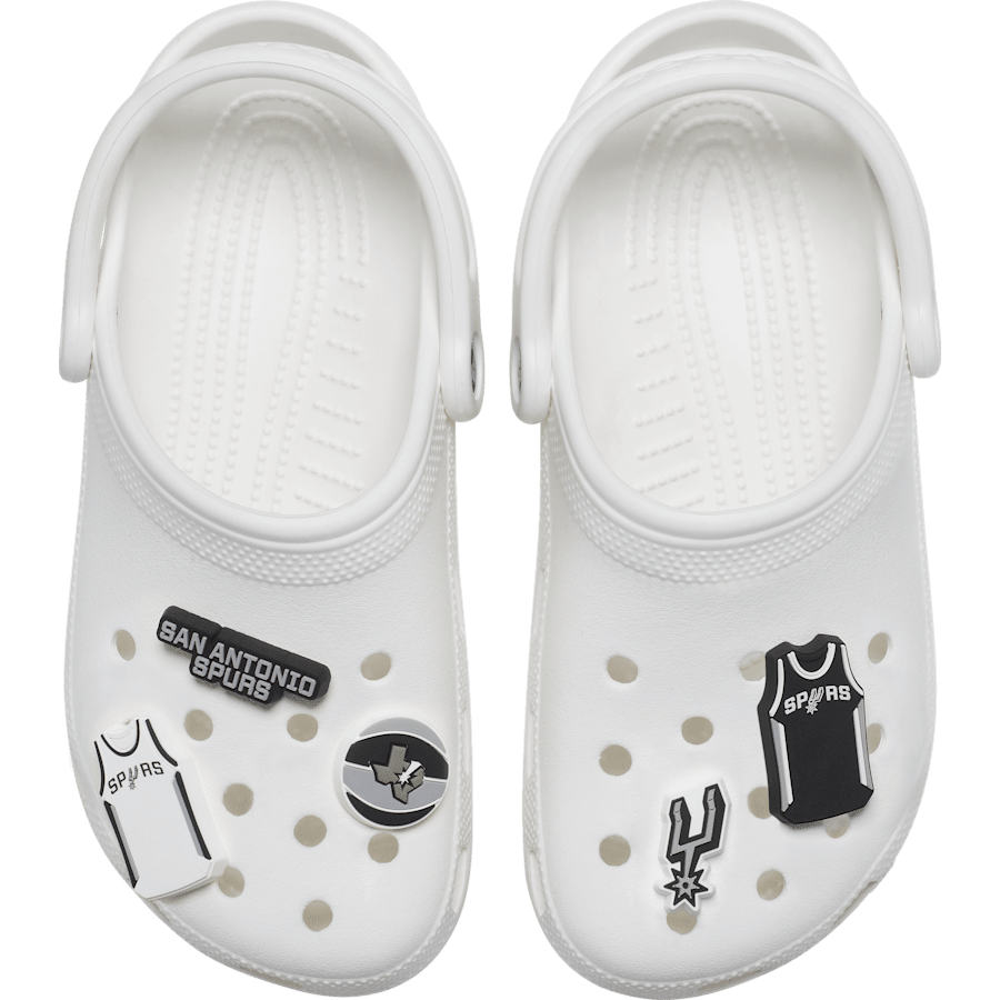 Crocs NBA San Antonio Spurs 5 Pack Jibbitz™ charms Women|Men|Jibbitz™ Charms