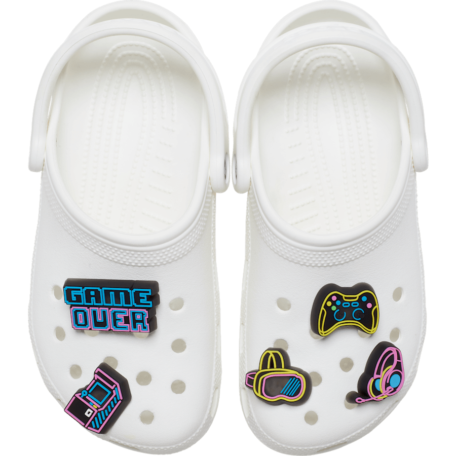Crocs Lights Up Neon Gamer 5 Pack Jibbitz™ charms Women|Men|Jibbitz™ Charms