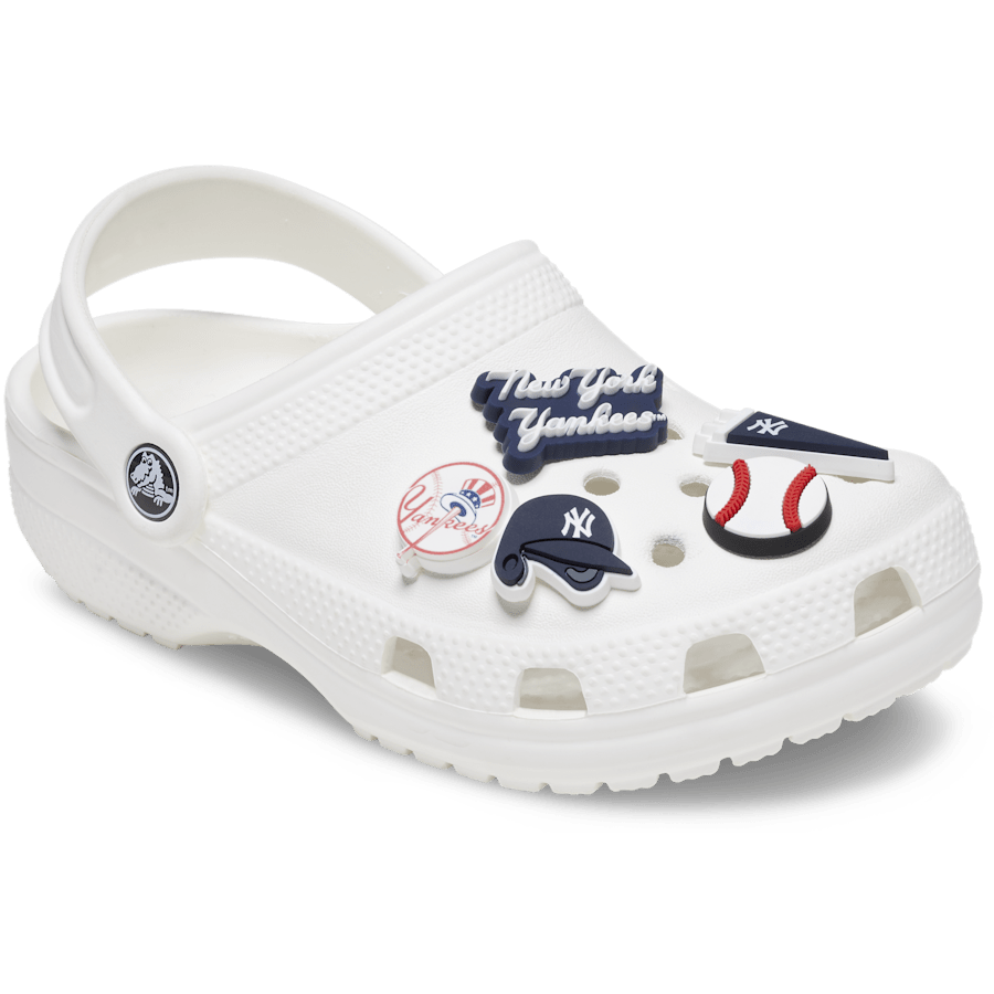 Crocs MLB New York Yankees 5 Pack Jibbitz™ charms Women|Men|Kids|Jibbitz™ Charms