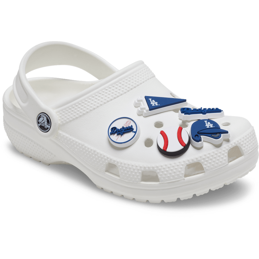 Crocs MLB Los Angeles Dodgers 5pck Jibbitz™ charms Women|Men|Kids|Jibbitz™ Charms