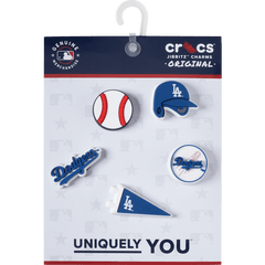 Crocs MLB Los Angeles Dodgers 5pck Jibbitz™ charms Women|Men|Kids|Jibbitz™ Charms