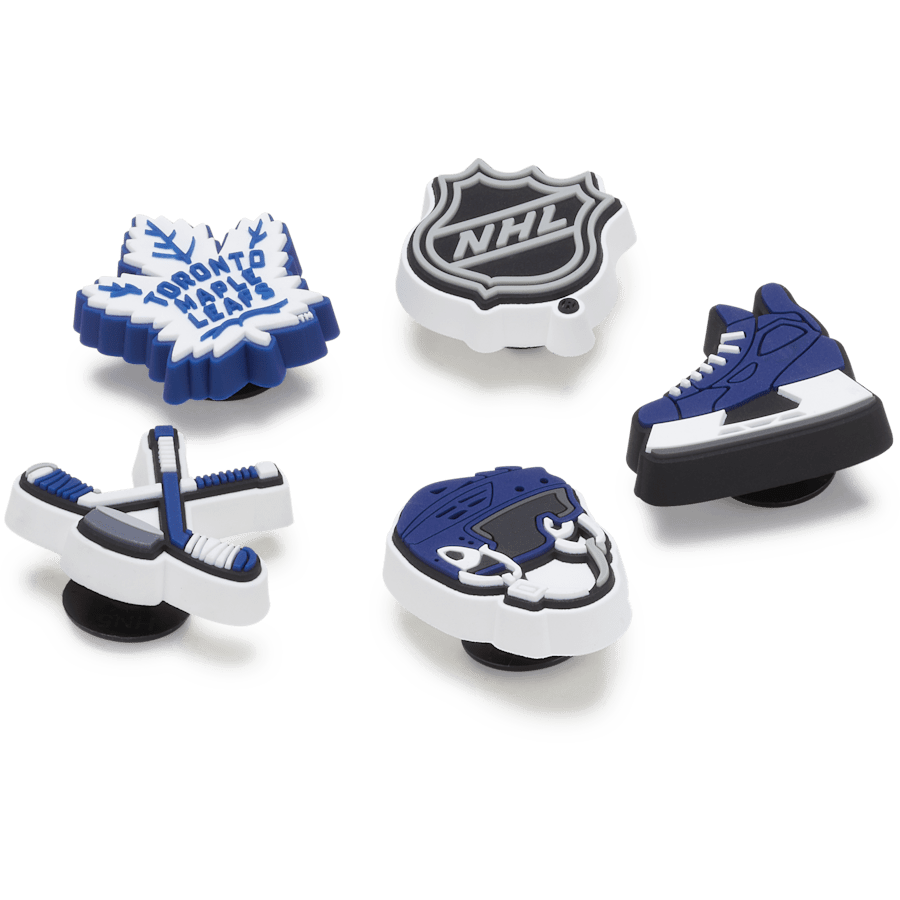 Crocs NHL® Toronto Maple Leafs® 5 Pack Jibbitz™ charms Women|Men|Jibbitz™ Charms