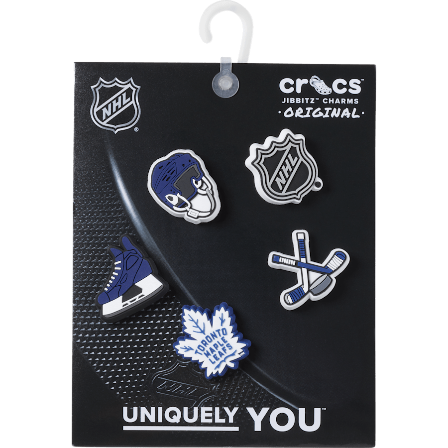 Crocs NHL® Toronto Maple Leafs® 5 Pack Jibbitz™ charms Women|Men|Jibbitz™ Charms