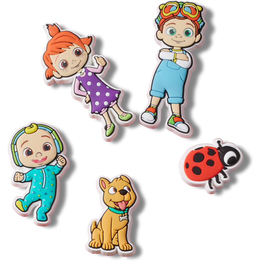 Crocs Cocomelon 5 Pack Jibbitz™ charms Women|Men|Kids|Jibbitz™ Charms