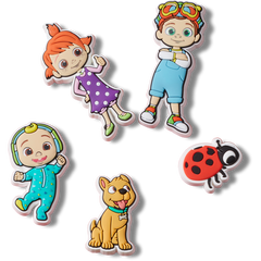 Crocs Cocomelon 5 Pack Jibbitz™ charms Women|Men|Kids|Jibbitz™ Charms