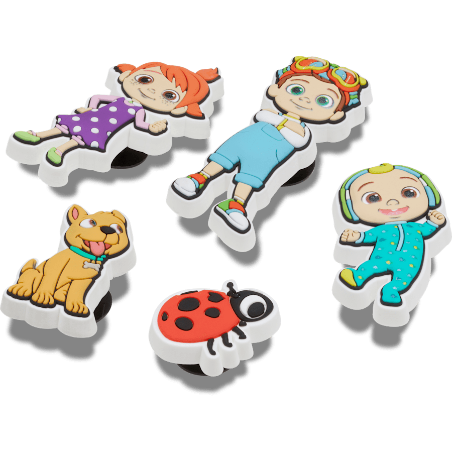 Crocs Cocomelon 5 Pack Jibbitz™ charms Women|Men|Kids|Jibbitz™ Charms