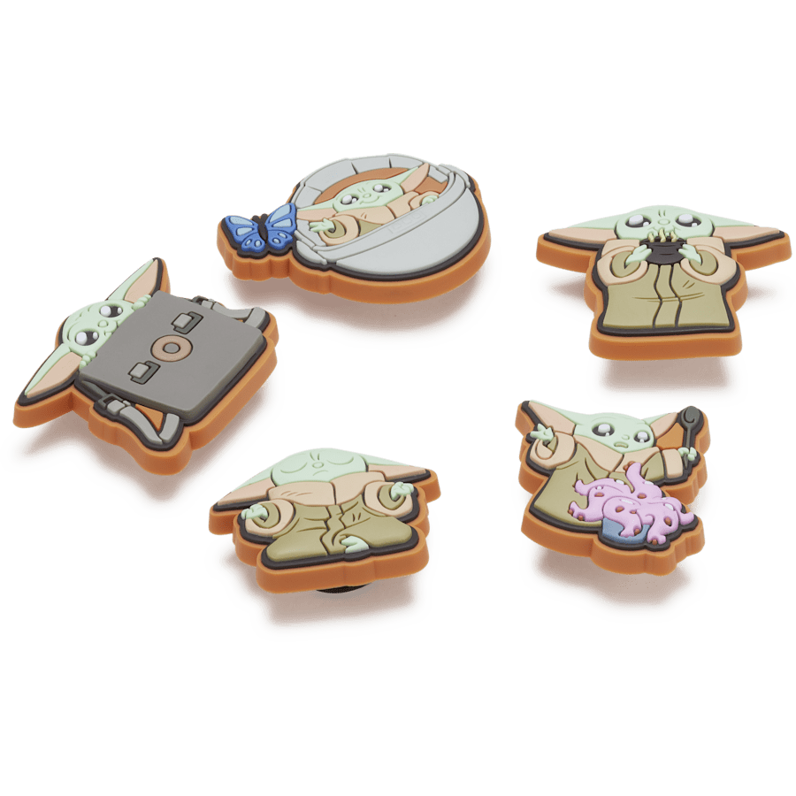 Crocs Grogu 5 Pack Jibbitz™ charms Women|Men|Kids|Jibbitz™ Charms