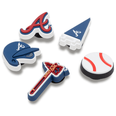 Crocs MLB Atlanta Braves 5 Pack Jibbitz™ charms Women|Men|Jibbitz™ Charms