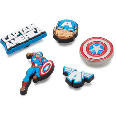 Crocs Captain America 5 Pack Jibbitz™ charms Women|Men|Kids|Jibbitz™ Charms