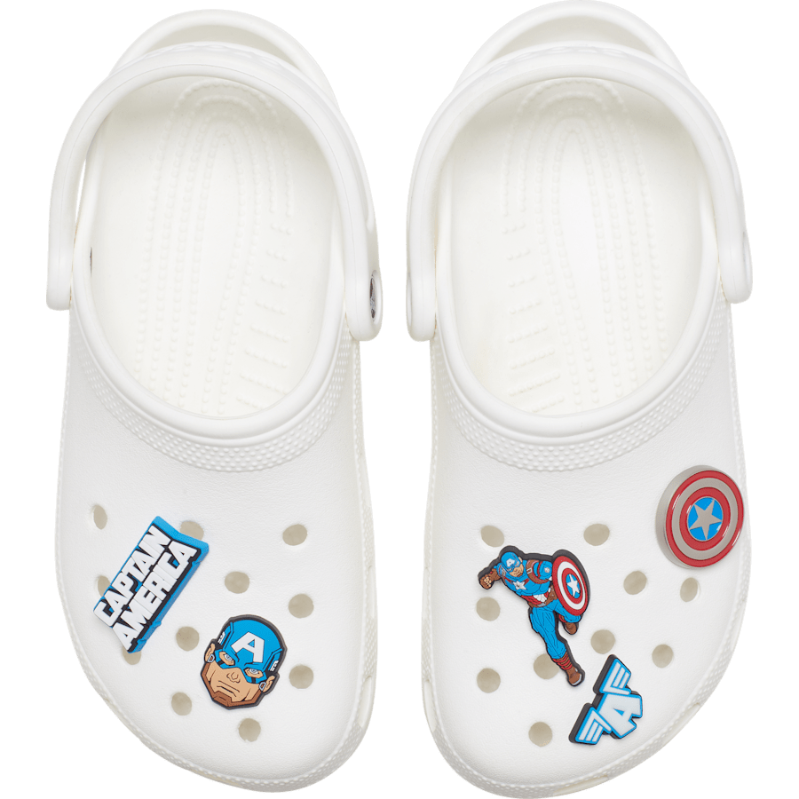 Crocs Captain America 5 Pack Jibbitz™ charms Women|Men|Kids|Jibbitz™ Charms