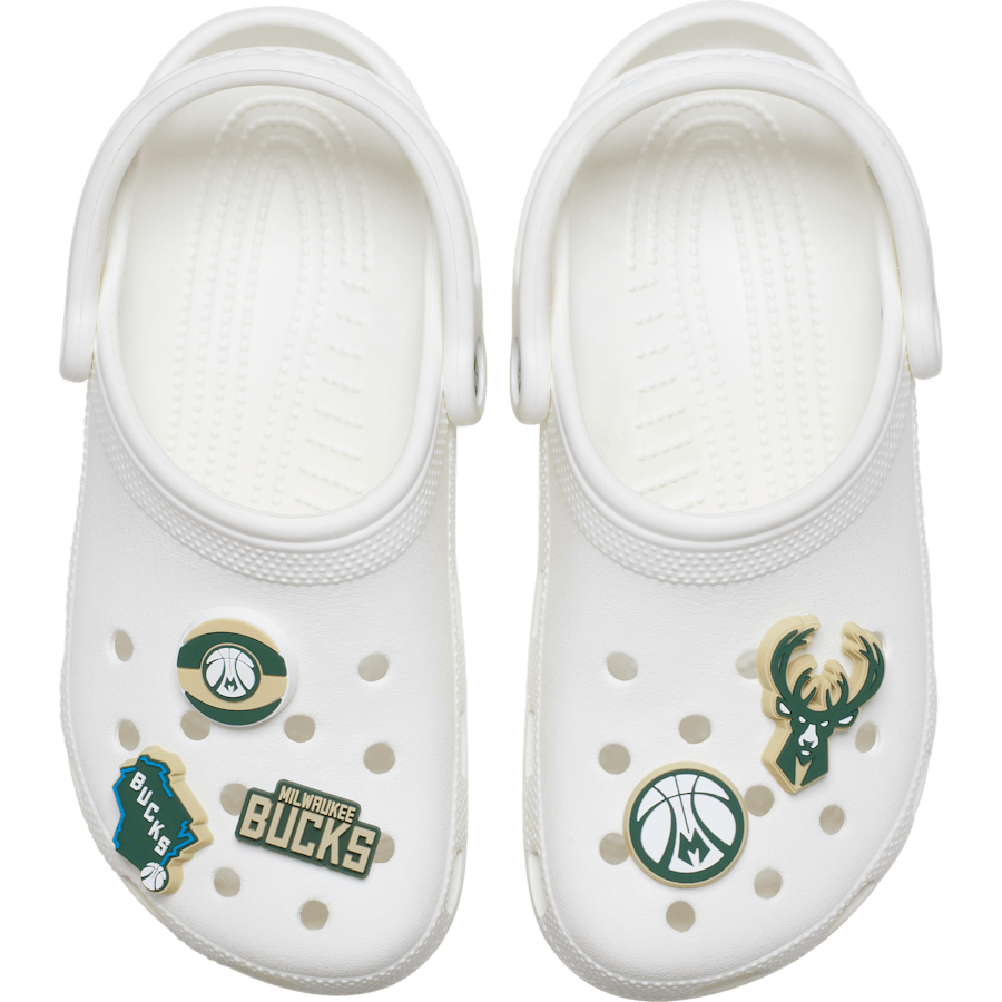 Crocs NBA Milwaukee Bucks 5 Pack Jibbitz™ charms Women|Men|Jibbitz™ Charms
