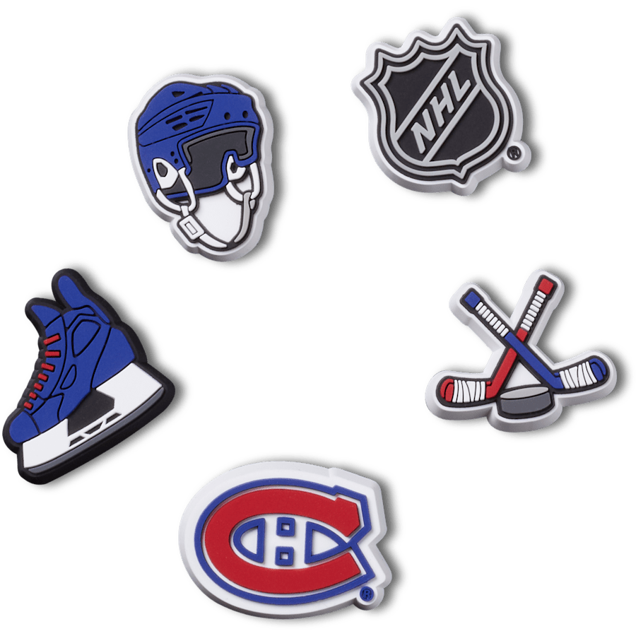 Crocs NHL® Montreal Canadiens® 5 Pack Jibbitz™ charms Women|Men|Jibbitz™ Charms