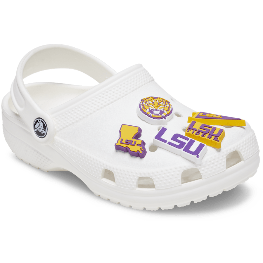 Crocs LSU 5 Pack Jibbitz™ charms Women|Men|Jibbitz™ Charms