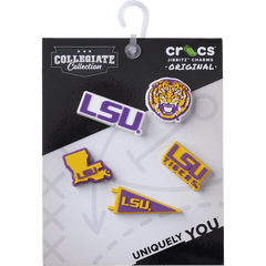Crocs LSU 5 Pack Jibbitz™ charms Women|Men|Jibbitz™ Charms