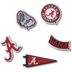 Crocs University of Alabama 5 Pack Jibbitz™ charms Women|Men|Jibbitz™ Charms