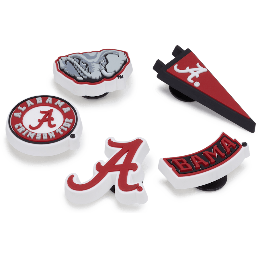 Crocs University of Alabama 5 Pack Jibbitz™ charms Women|Men|Jibbitz™ Charms