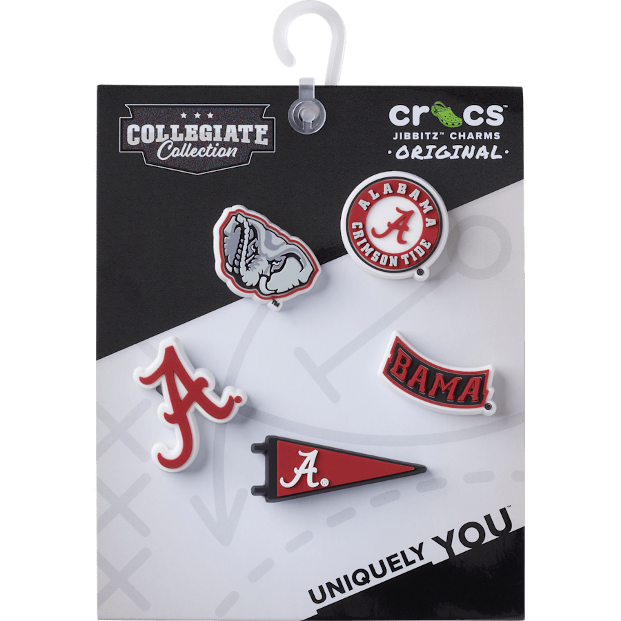 Crocs University of Alabama 5 Pack Jibbitz™ charms Women|Men|Jibbitz™ Charms