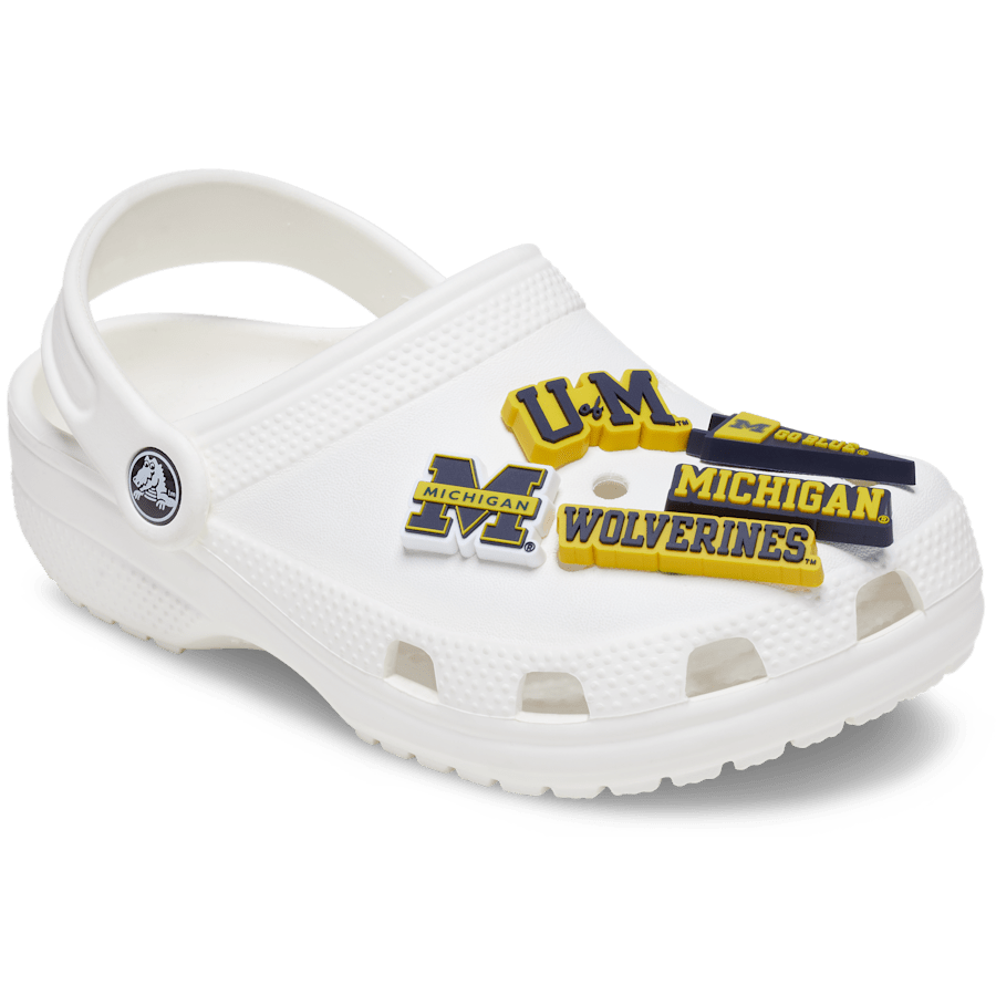 Crocs University of Michigan 5 Pack Jibbitz™ charms Women|Men|Jibbitz™ Charms