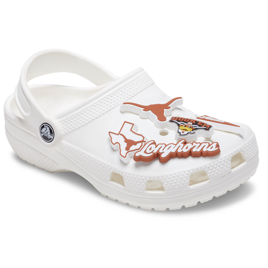 Crocs University of Texas 5 Pack Jibbitz™ charms Women|Men|Kids|Jibbitz™ Charms