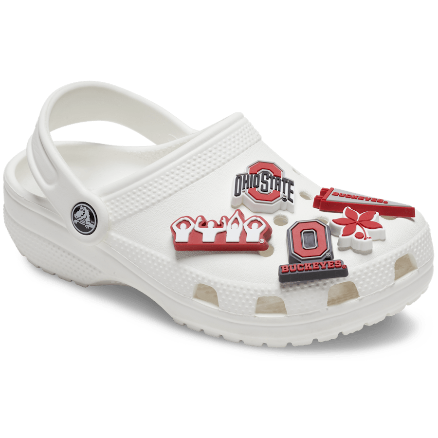 Crocs Ohio State University 5 Pack Jibbitz™ charms Women|Men|Jibbitz™ Charms