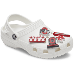 Crocs Ohio State University 5 Pack Jibbitz™ charms Women|Men|Jibbitz™ Charms