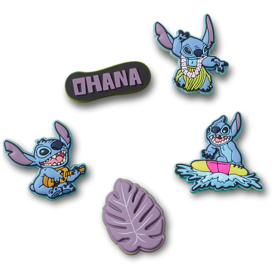 Crocs Stitch Tropical 5 Pack Jibbitz™ charms Women|Men|Kids|Jibbitz™ Charms