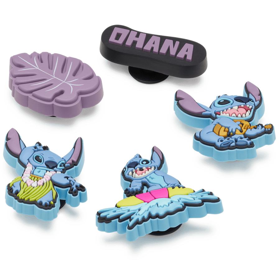 Crocs Stitch Tropical 5 Pack Jibbitz™ charms Women|Men|Kids|Jibbitz™ Charms