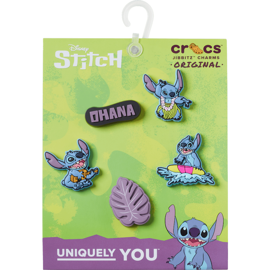 Crocs Stitch Tropical 5 Pack Jibbitz™ charms Women|Men|Kids|Jibbitz™ Charms