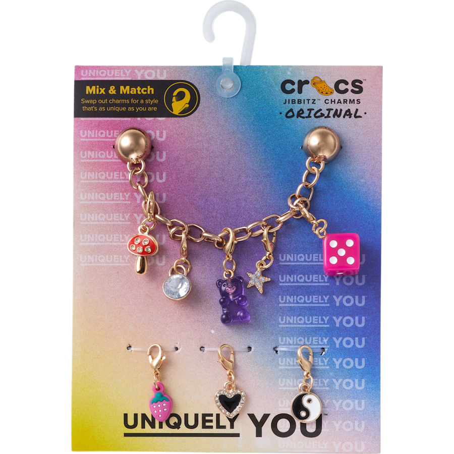 Crocs Custom Charm Chain 5 Pack Jibbitz™ charms Women|Men|Kids|Jibbitz™ Charms