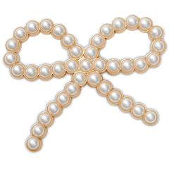 Crocs Pearl Bow Jibbitz™ charms Women|Men|Jibbitz™ Charms