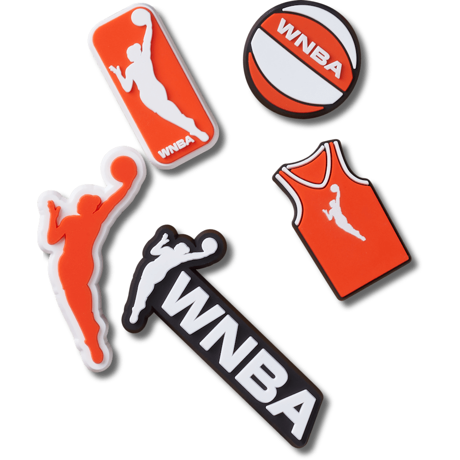 Crocs WNBA 5 Pack Jibbitz™ charms Women|Men|Kids|Jibbitz™ Charms