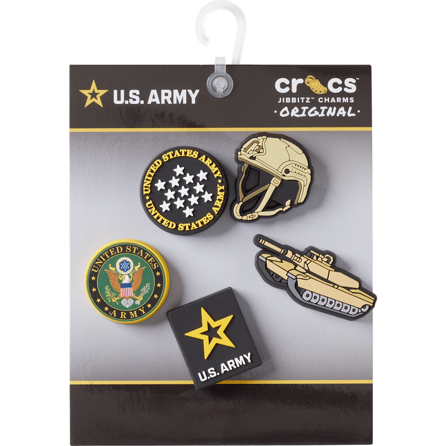 Crocs US Army 5 Pack 2 Jibbitz™ charms Women|Men|Kids|Jibbitz™ Charms