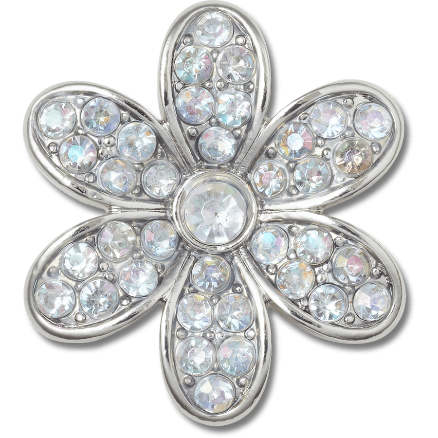Crocs Silver Mnchrm Daisy 1 Jibbitz™ charms Women|Men|Jibbitz™ Charms