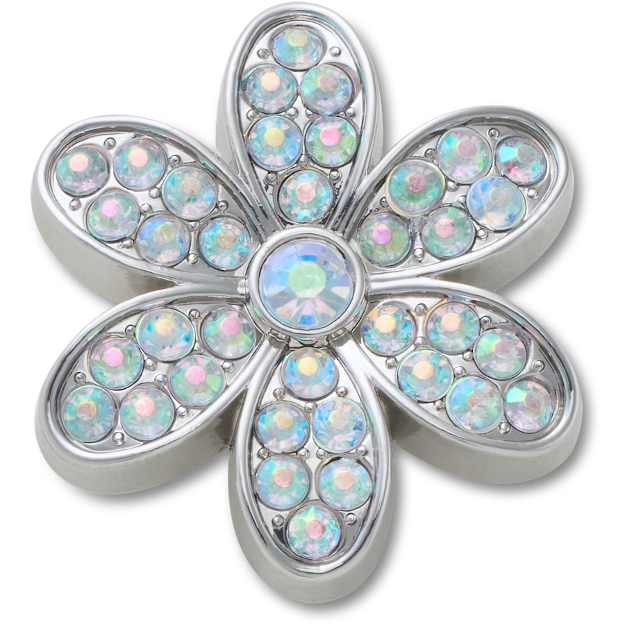 Crocs Silver Mnchrm Daisy 1 Jibbitz™ charms Women|Men|Jibbitz™ Charms
