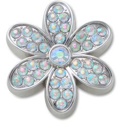 Crocs Silver Mnchrm Daisy 1 Jibbitz™ charms Women|Men|Jibbitz™ Charms