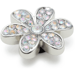Crocs Silver Mnchrm Daisy 1 Jibbitz™ charms Women|Men|Jibbitz™ Charms