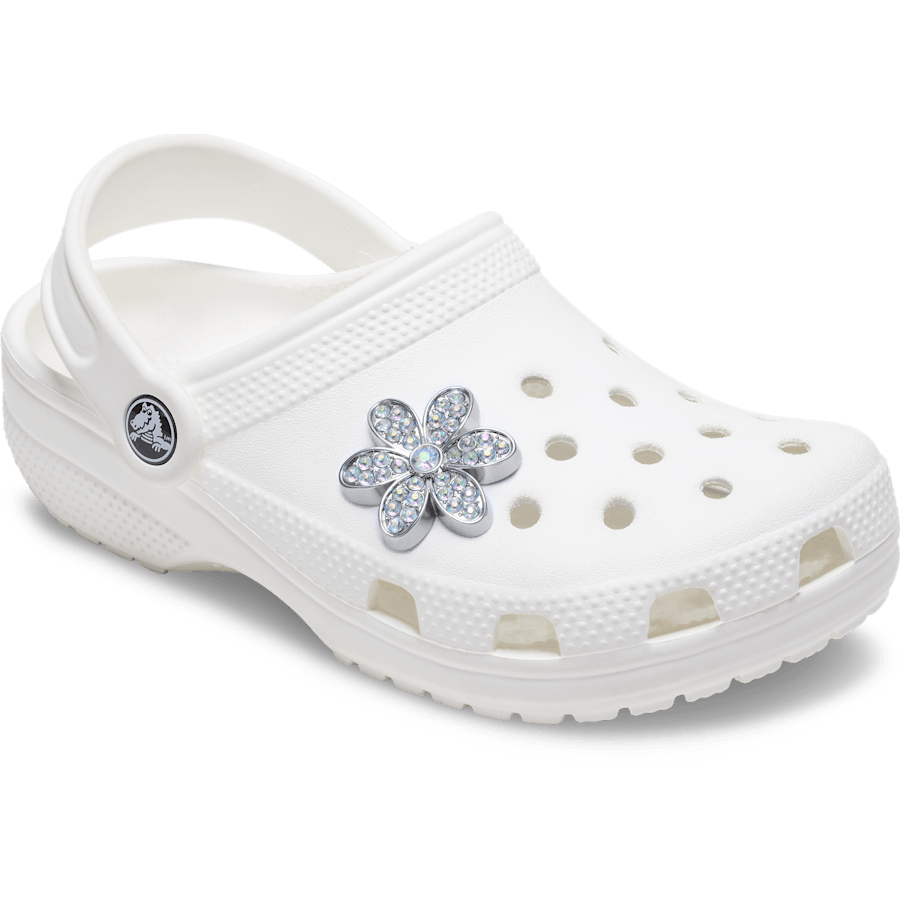 Crocs Silver Mnchrm Daisy 1 Jibbitz™ charms Women|Men|Jibbitz™ Charms