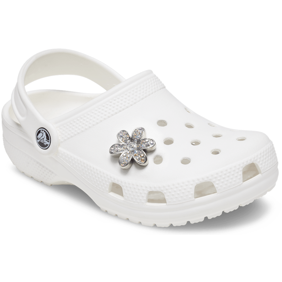 Crocs Silver Mnchrm Daisy 1 Jibbitz™ charms Women|Men|Jibbitz™ Charms