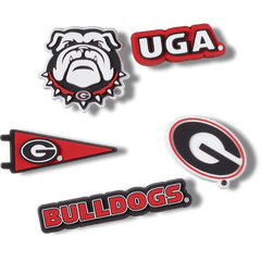 Crocs University of Georgia 5 Pack Jibbitz™ charms Women|Men|Kids|Jibbitz™ Charms