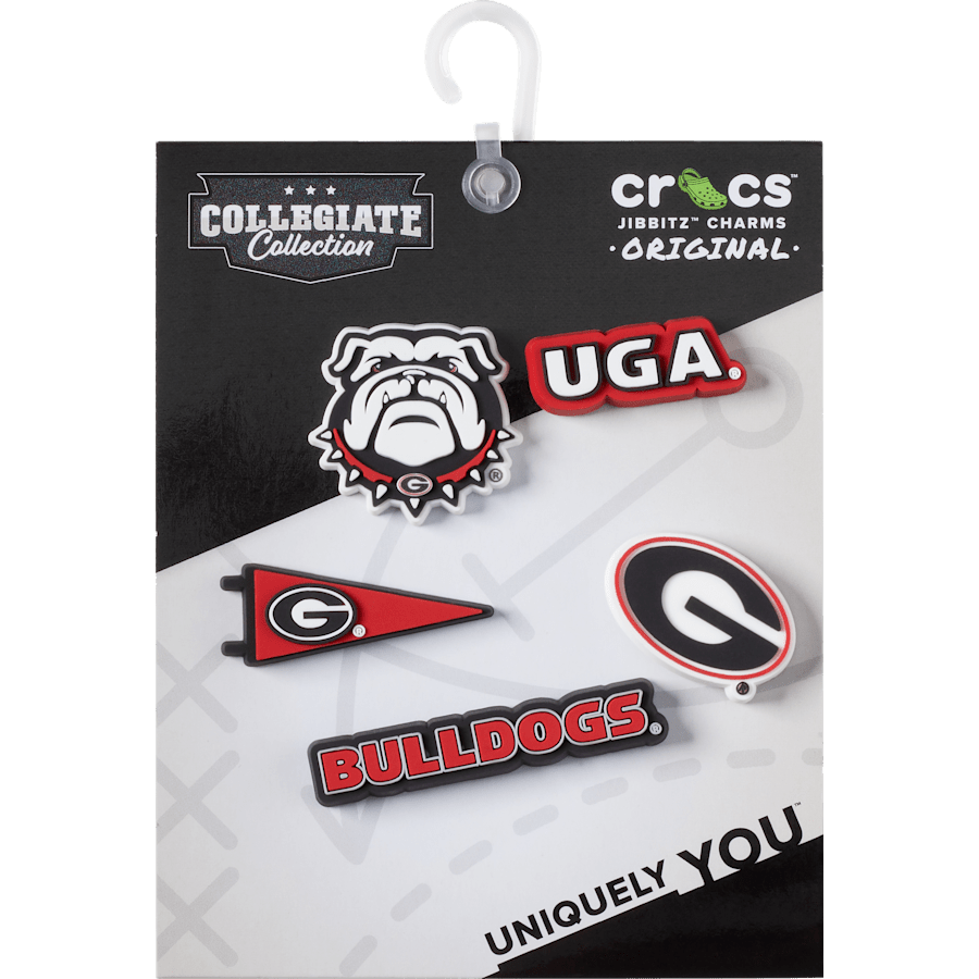Crocs University of Georgia 5 Pack Jibbitz™ charms Women|Men|Kids|Jibbitz™ Charms