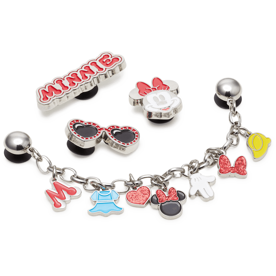 Crocs Minnie Mouse 5 Pack Jibbitz™ charms Women|Men|Kids|Jibbitz™ Charms