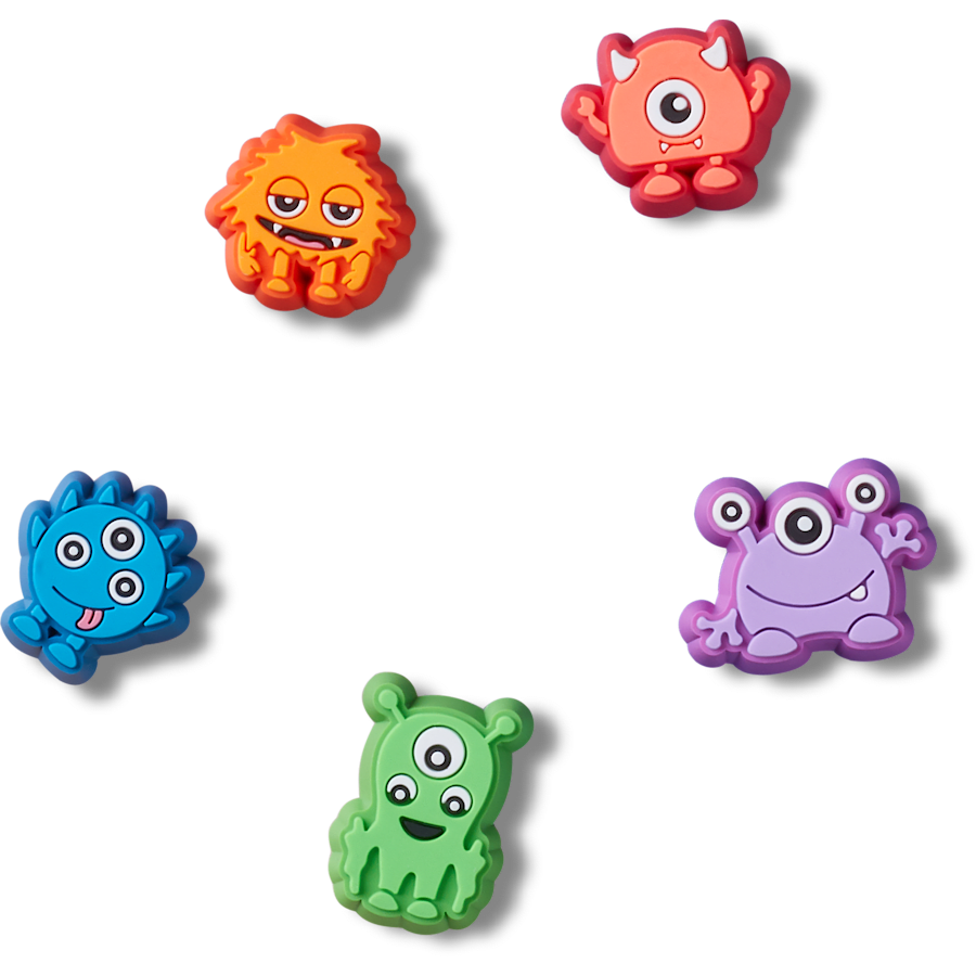 Crocs Tiny Monster 5 Pack  Jibbitz™ charms Women|Men|Kids|Jibbitz™ Charms