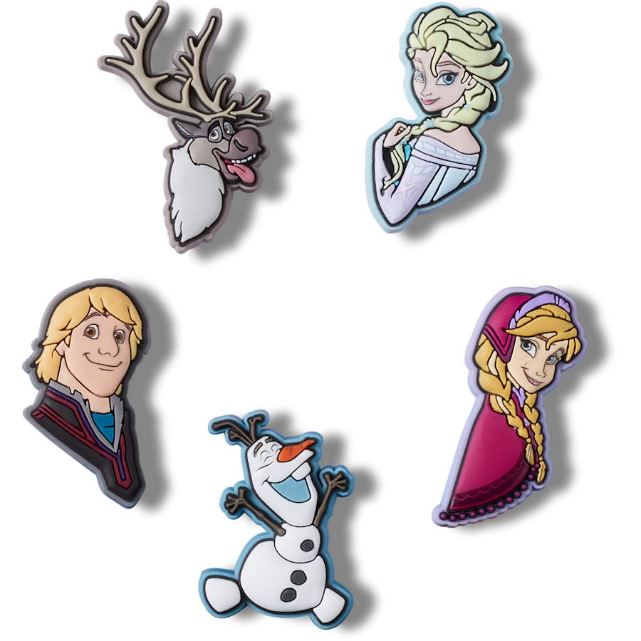 Crocs Frozen 5 Pack Jibbitz™ charms Women|Men|Kids|Jibbitz™ Charms