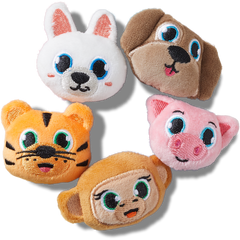 Crocs Fuzzy Animal 5 Pack Jibbitz™ charms Women|Men|Jibbitz™ Charms