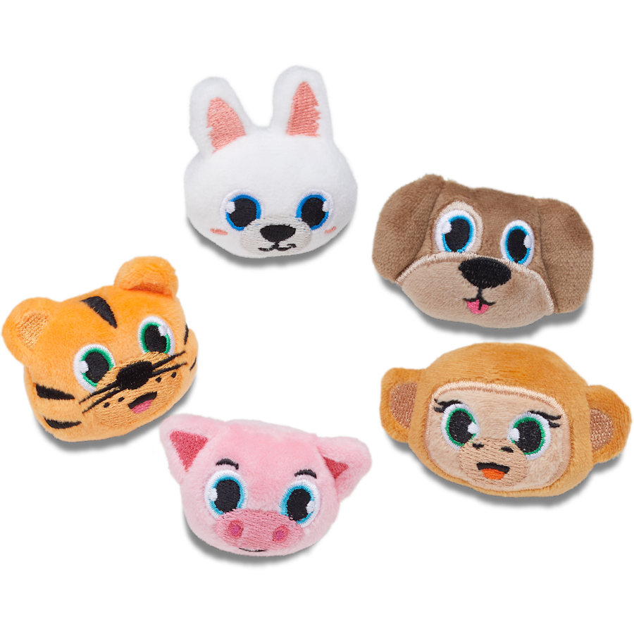Crocs Fuzzy Animal 5 Pack Jibbitz™ charms Women|Men|Jibbitz™ Charms