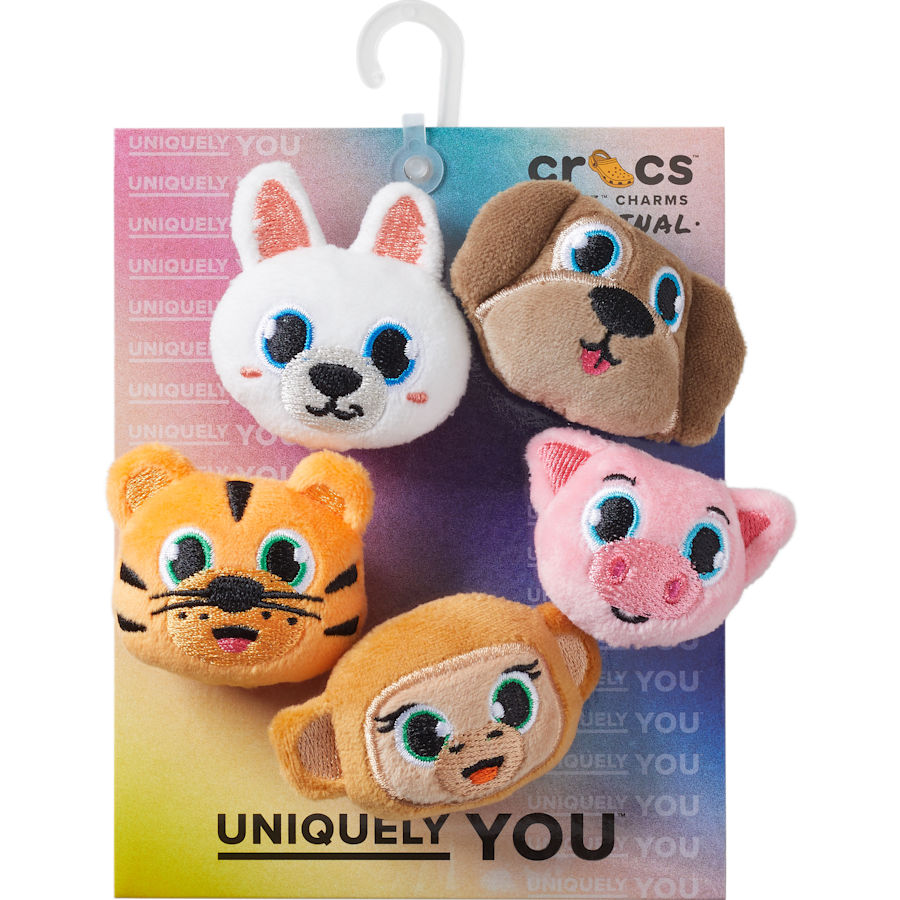 Crocs Fuzzy Animal 5 Pack Jibbitz™ charms Women|Men|Jibbitz™ Charms